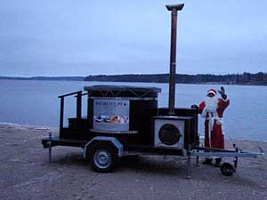 kylpytynnyrin vuokraus pikkujouluihin, jouluksi ja tai uudeksivuodeksi